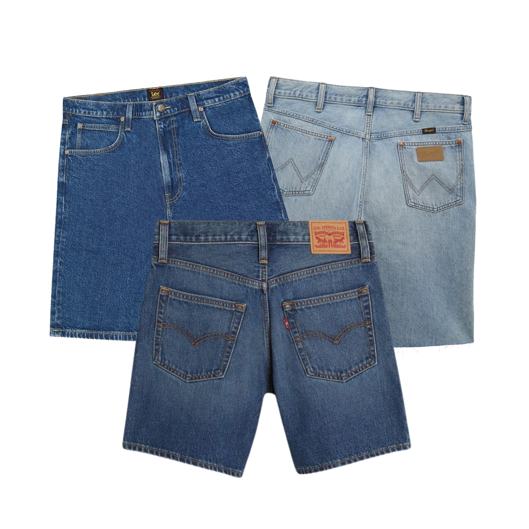 SUMMER DROP 25x Pieces Levi's/Lee/Wrangler Denim Short (48H DISPATCH)
