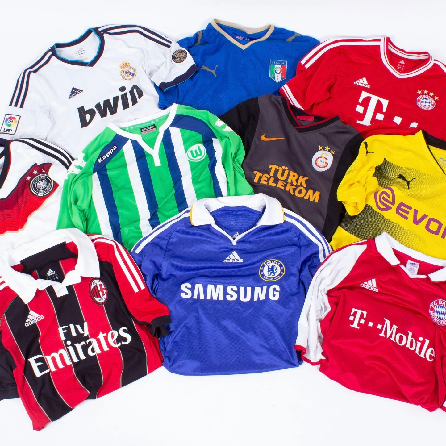 Mix 25x maillot de football