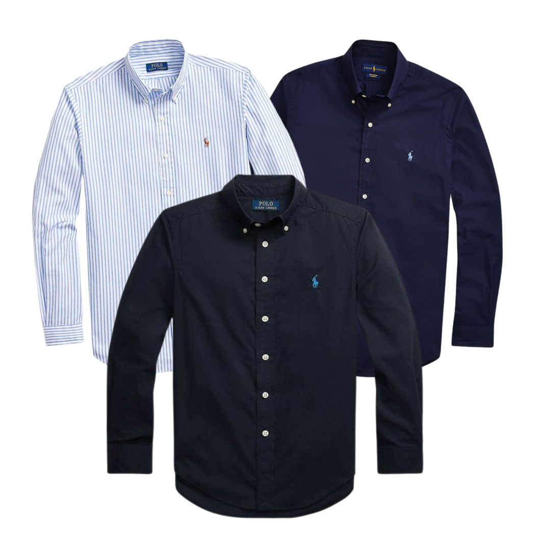 JUNE DROP 25x Pieces Chemise Ralph Lauren/Lacoste/Tommy Hilfiger