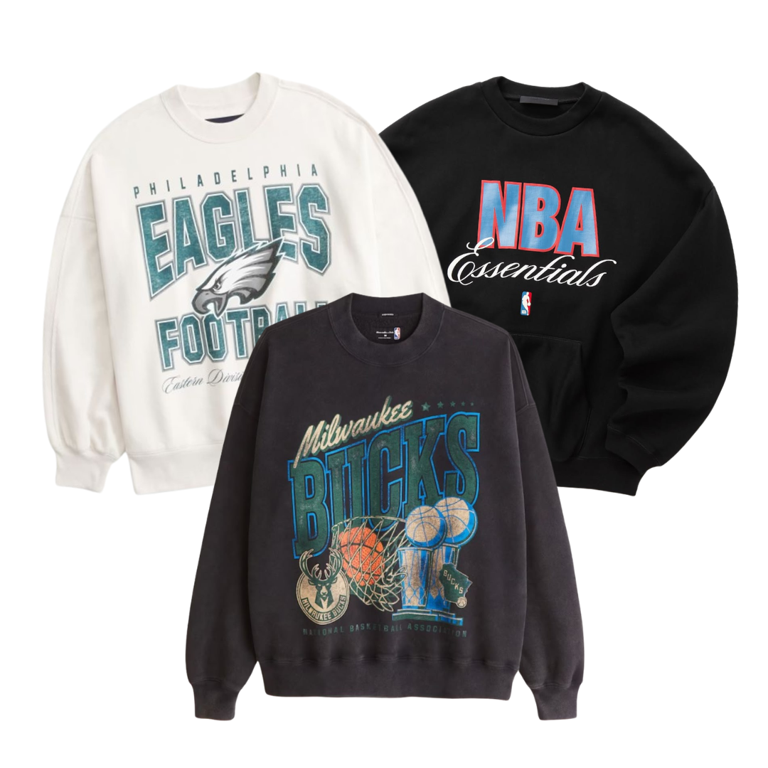 AUTUMN DROP 10KG Pièces Sweatshirt Pro Sport (NFL, NBA, NHL...) (72H DISPATCH)