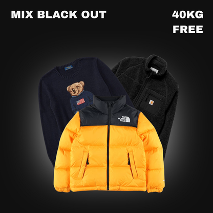 Précommande Mix 10kg BLACK OUT (10kg acheté = 40kg offert)