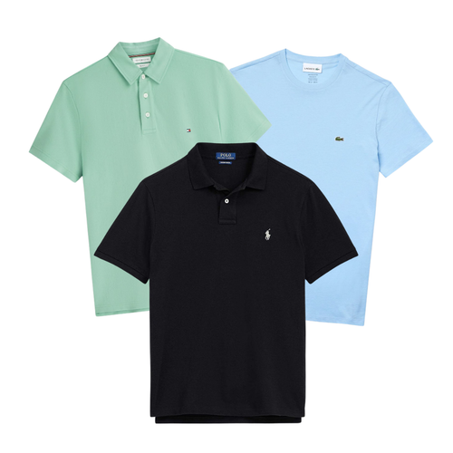 JUNE DROP 50x Pièces Polo & Tee-shirt Ralph Lauren/Lacoste/Tommy Hilfiger