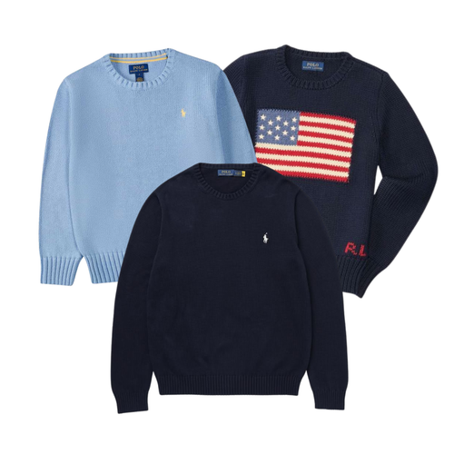 SUMMER DROP 10x Pièces Pull Ralph Lauren (48H DISPATCH)