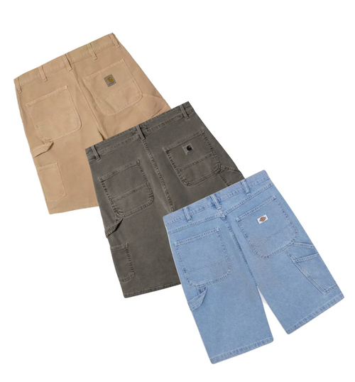 Mix 10kg short Carhartt & Dickies – idéal pour un lot de workwear été haut de gamme