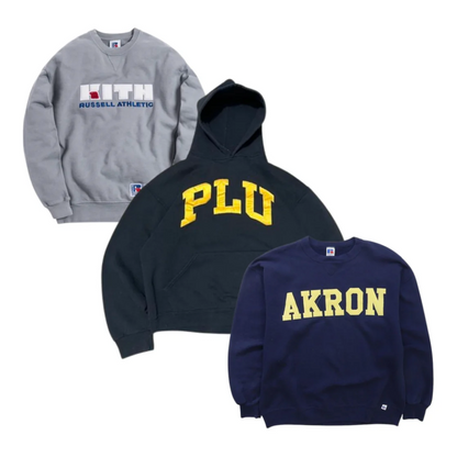 Précommande 10kg Sweatshirts & Hoodies Russell Athletic vintage