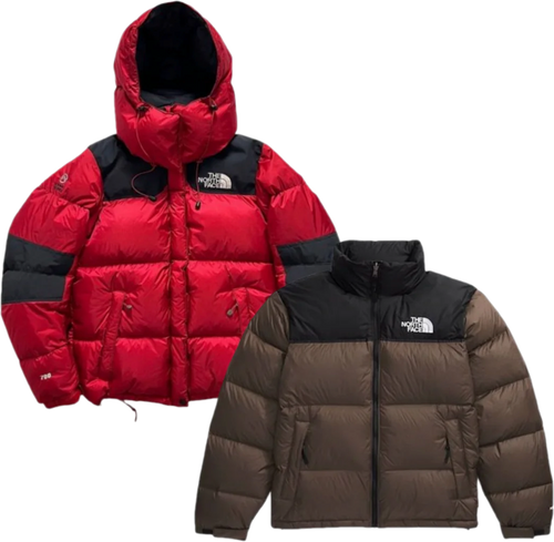 Précommande 5x Doudounes Puffer vintage The North Face modèle Nuptse