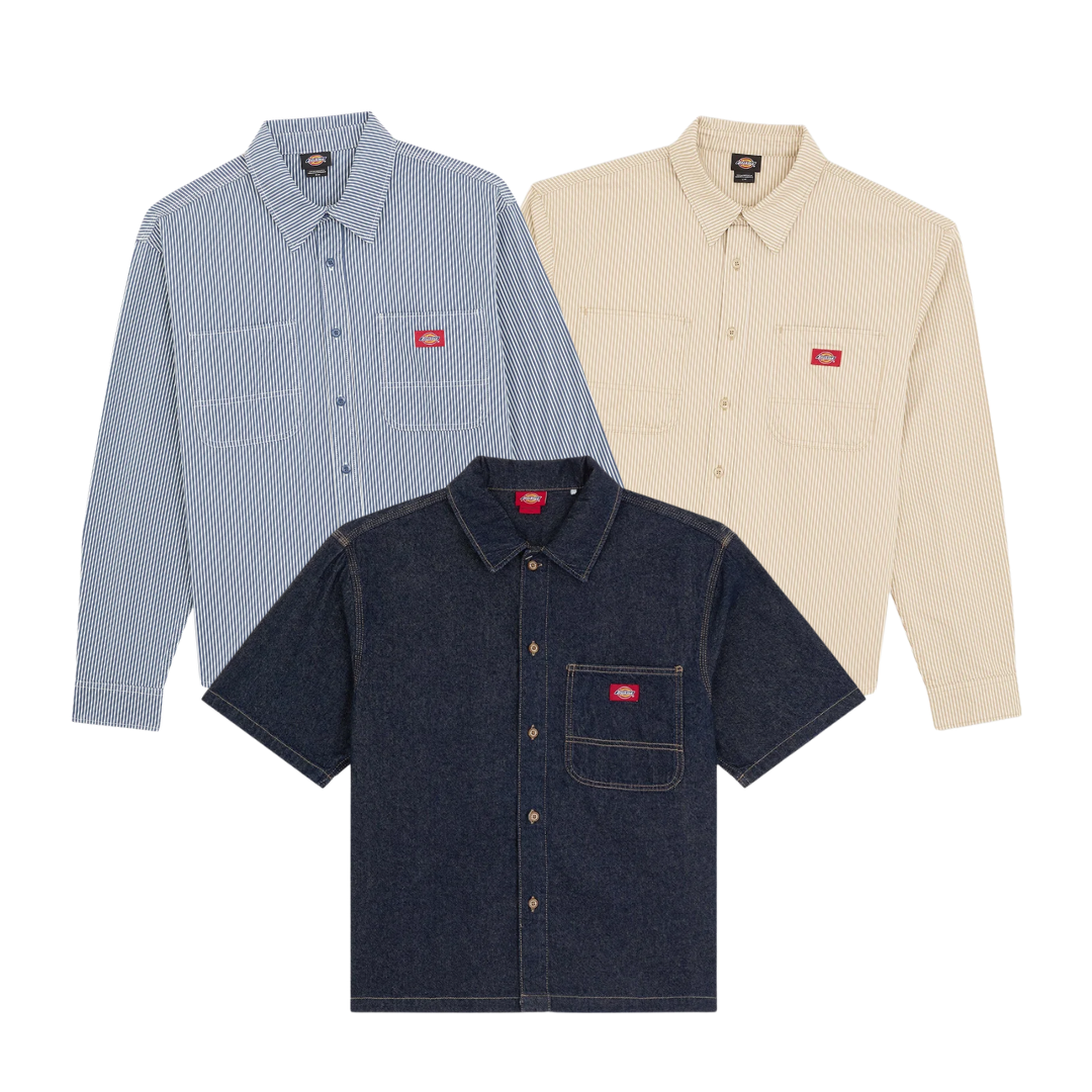 SUMMER DROP 25x Pièces Chemise Dickies (48H DISPATCH)