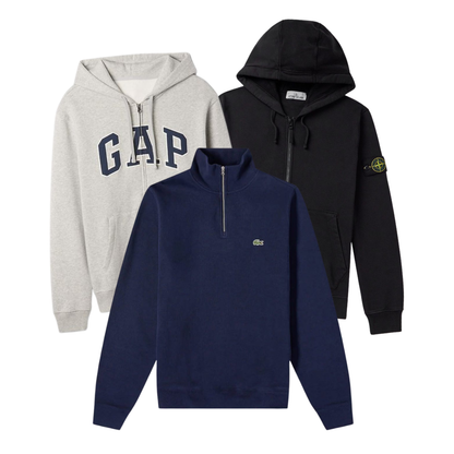 SUMMER DROP 50x Pieces Hoodie/Sweatshirt Zippé (48H DISPATCH)