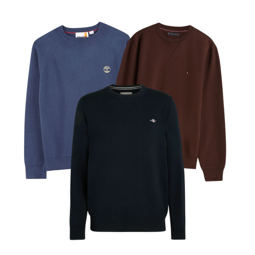 AUTUMN DROP 100x Herren-Pullover mit Markenlogo (Versand innerhalb von 72 Stunden)