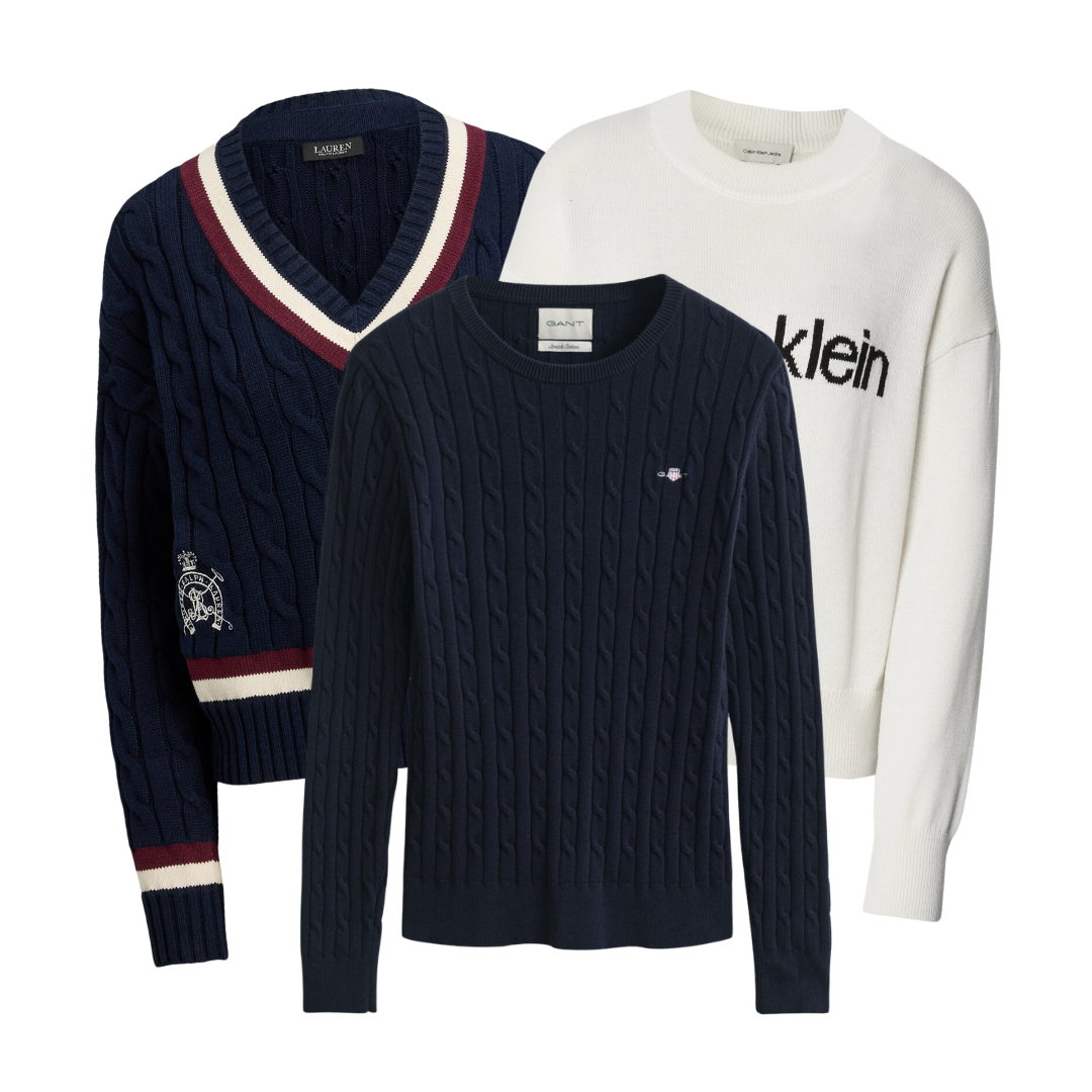 Mix 50 kg di maglioni da donna con marchio