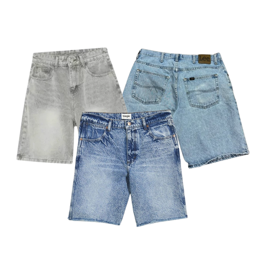 SUMMER DROP 50x Pieces Lee/Wrangler Denim Short (48H DISPATCH)