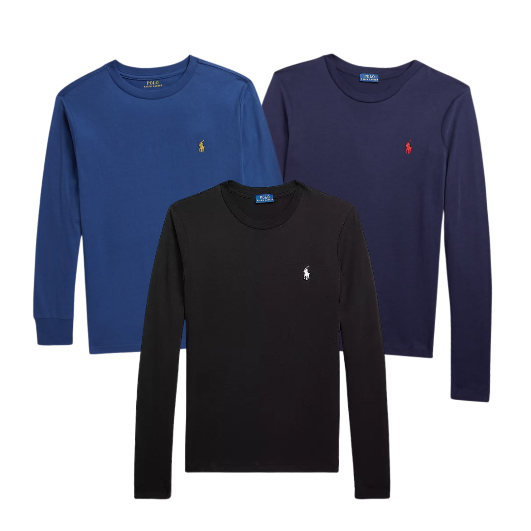 AUTUMN DROP 15x Pièces Tee-shirt Manche Longue Ralph Lauren (72H DISPATCH)