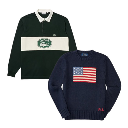 Vorbestellung mix 10kg Pullover von Lacoste und Ralph Lauren - Premium