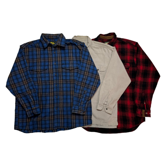 Misto camicie di flanella vintage 10 kg - United Vintage