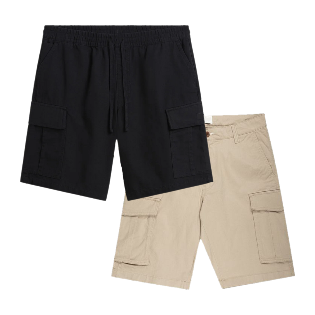 Mix di pantaloncini cargo vintage da 10 kg - perfetti per una selezione estiva utilitaristica e di tendenza