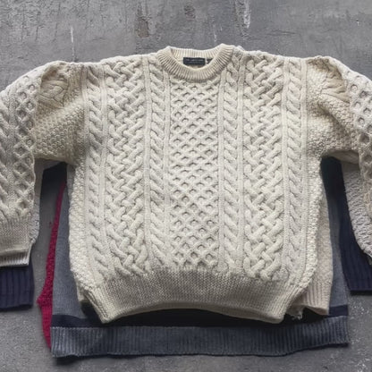 Mix 10kg Maglione di lana Fisherman