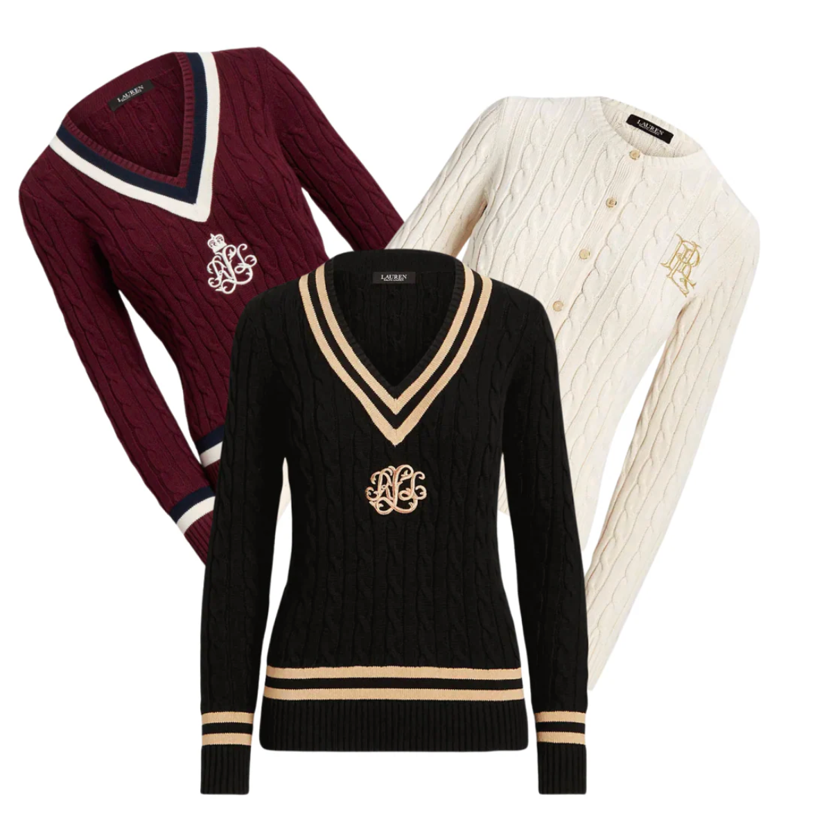 Mix 10 kg Ralph Lauren-trui voor dames (10 kg gekocht = 10 kg gratis)