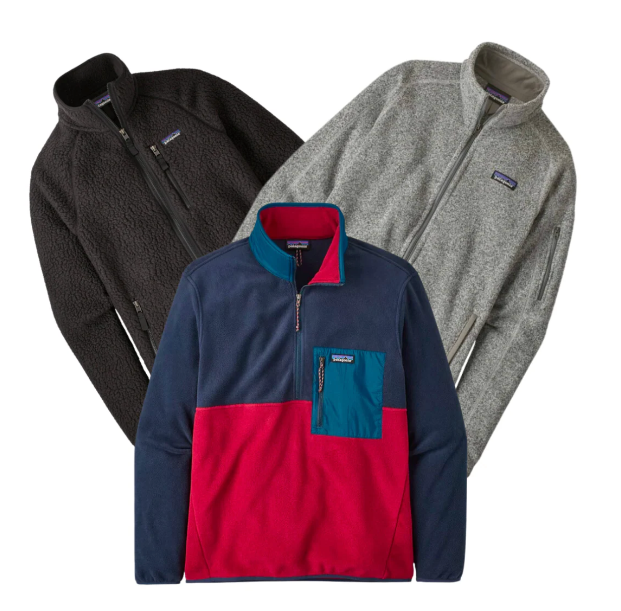 Conjunto de 10 peças de polar Patagonia