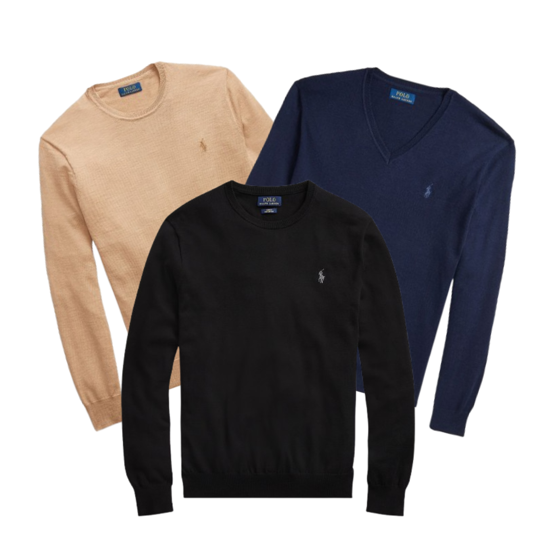 Pré-encomenda Mix 15x Peças Camisolas Ralph Lauren Premium